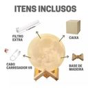 Ver imagem 4 de Umidificador Aromatizador Purificador De Ar Lua 3d Led