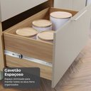 Ver imagem 7 de Cozinha 5 Peças Marquesa Vidro Reflecta Nesher Nature-Greige
