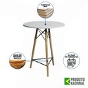 Ver imagem 3 de Mesa Eames Eiffel Bistrô de Madeira 60cm Branco