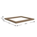 Ver imagem 2 de Módulo Cozinha Kappesberg Lótus Tampo E604 60cm p/ Cooktop Nogal