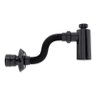 Sifão Copo Cromado Extensivo Flexível Lavatório Preto Blukit - 1