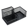 Porta Caneta Lápis Organizador Preto Mesa Escritório - 5
