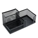 Ver imagem 5 de Porta Caneta Lápis Organizador Preto Mesa Escritório