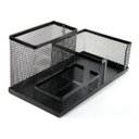 Ver imagem 6 de Porta Caneta Lápis Organizador Preto Mesa Escritório