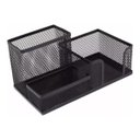 Ver imagem 2 de Porta Caneta Lápis Organizador Preto Mesa Escritório