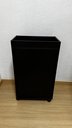 Ver imagem 5 de Carrinho Auxiliar N1 com 2 Gaveta e 2 Portas e Rodizio em Mdf 15mm Preto Tx. A800 X L500 X P300