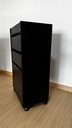 Ver imagem 4 de Carrinho Auxiliar N1 com 2 Gaveta e 2 Portas e Rodizio em Mdf 15mm Preto Tx. A800 X L500 X P300
