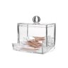 Organizador Porta Cotonete 240ml Transparente Acrílico - 1
