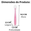 Ver imagem 3 de Colher Anatómica Silicone para Desenvolvimento do Bebe Buba Talher Infantil Rosa