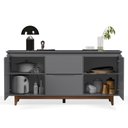 Ver imagem 5 de Buffet 2 Portas Flow: Cinza