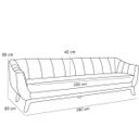 Ver imagem 7 de Sofá 4 Lugares para Sala de Estar Atenas 2,80M D02 Linho Bege B-443 - LyAM Decor