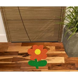 Tapete para Decoração Flor, Grande para Decorção de Porta, Varadas, - 1