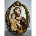 Ver imagem 1 de Imagem Medalhão São José de Parede 40cm
