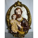 Ver imagem 2 de Imagem Medalhão São José de Parede 40cm