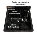 Ver imagem 6 de Gabinete em Plástico Abs com Tanque de Fibra 40 Litros e Base para Torneira de Mesa