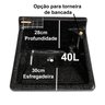 Gabinete em Plástico Abs com Tanque de Fibra 40 Litros e Base para Torneira de Mesa - 6