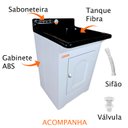 Ver imagem 3 de Gabinete em Plástico Abs com Tanque de Fibra 40 Litros e Base para Torneira de Mesa