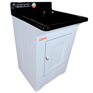 Gabinete em Plástico Abs com Tanque de Fibra 40 Litros e Base para Torneira de Mesa