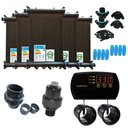 Ver imagem 1 de Kit Aquecedor Solar Piscina 2 Placas3mt+controlador+valvulas
