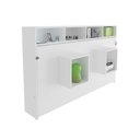 Ver imagem 5 de Cama de Solteiro Articulada Dobrável Flex Horizontal com 6 Nichos Cm8020 Tecnomobili Branco