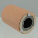 Ver imagem 2 de Castiçal Decorativo de Cerâmica Bege 10x7x7cm Porta Vela Mesa Jantar Decoração