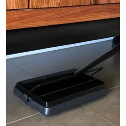 Varredora Vassoura Mágica Feiticeira Compact Plus 3 Escovas Leve Prática Silenciosa Preta - 3