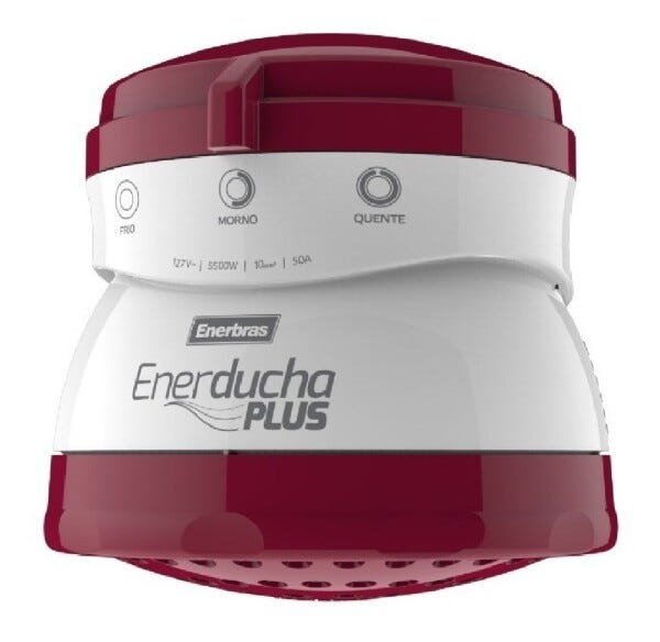 DUCHA PLUS 4400W 3 TEMP 220V VINHO - ENERBRAS - 1