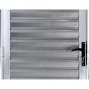 Ver imagem 2 de Porta de Alumínio Palheta Ventilada 210 x 100 Esquerda Linha All Soft Cor Brilhante