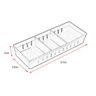 Organizador de Gavetas Cozinha Divisórias Ajustáveis 27x12cm - 9