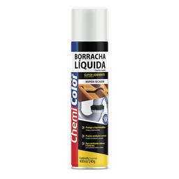 Borracha Liquida Impermeabilizante Spray Chemicolor Branco 400ml - 1
