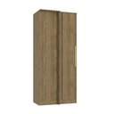 Ver imagem 1 de Guarda Roupa Closet Modulado Componível de Canto Reto Modulado Adapt N530 Kappesberg- Nogueira