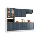 Ver imagem 2 de Cozinha Completa Modulada 12 Portas 2 Gavetas 1 Nicho para Forno Yescasa