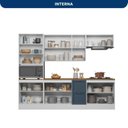 Ver imagem 5 de Cozinha Completa Modulada 12 Portas 2 Gavetas 1 Nicho para Forno Yescasa