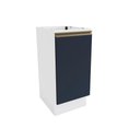 Ver imagem 1 de Balcão Celeste Kappesberg 100% Mdf 1 Porta Branco/azul 40cm