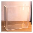 Ver imagem 2 de Caixa Expositora Acrílico De Mesa Ou Parede 20x20x10 E Tampa Centauri Acrílicos CXE-20X20X10