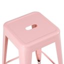 Ver imagem 3 de Kit - 2 X Banquetas Altas Iron Tolix - Industrial - Vintage - Rosa Antigo