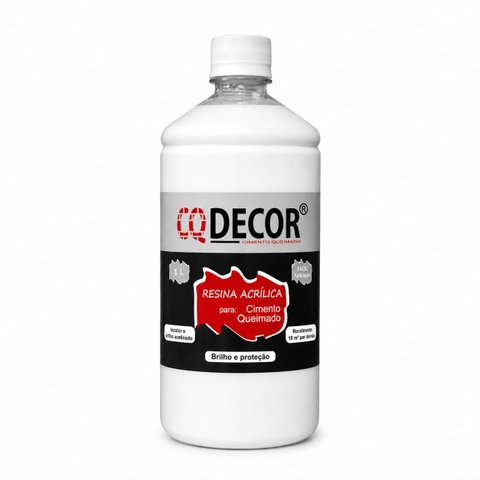 Resina Acrílica Incolor para Cimento Queimado Cq Decor 1L