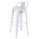 Ver imagem 3 de KIT - 6 x banquetas altas Iron Tolix com encosto - Industrial - Vintage - Branco