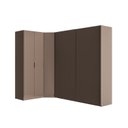 Ver imagem 3 de Guarda Roupa Planejado de Canto Obliquo com 5 Portas Orion CabeCasa MadeiraOriginals Marrom