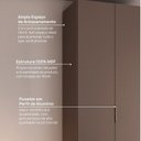 Ver imagem 7 de Guarda Roupa Planejado de Canto Obliquo com 5 Portas Orion CabeCasa MadeiraOriginals Marrom