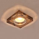 Ver imagem 4 de 5 Spot Embutir Cristal Quadrado Cobre Dicroica Gu10 Ac594