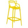 Kit 6 Cadeiras e 2 Banquetas Altas Masters Allegra - Amarelo - 2