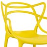 Kit 6 Cadeiras e 2 Banquetas Altas Masters Allegra - Amarelo - 9
