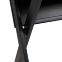 Ver imagem 7 de Escrivaninha Mesa Escritório Dobrável em e Artic 100cm MDF Preto