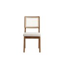 Ver imagem 6 de Conjunto de Jantar Mesa Retangular Harmony 8 Cadeiras Saga - Natural C/ Cru
