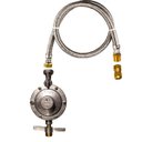 Ver imagem 1 de regulador gas mangueira 2 metros e rosca 1/2 fogão cooktop