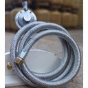 Ver mais imagens de regulador gas mangueira 2 metros e rosca 1/2 fogão cooktop