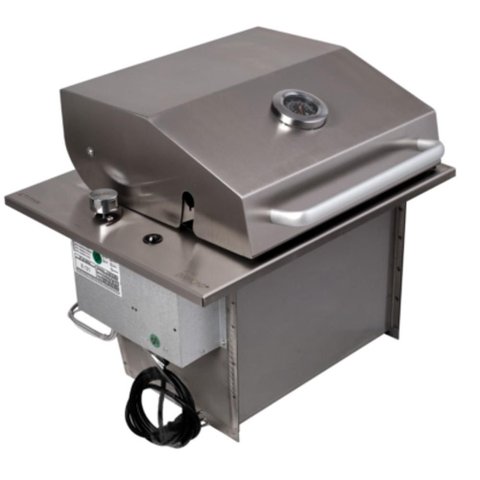 Churrasqueira a Gás de Embutir Titan Grill Diamond Little 1 Queimador Glp 4 kg Capacidade Bivolt