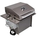 Ver imagem 1 de Churrasqueira a Gás de Embutir Titan Grill Diamond Little 1 Queimador Glp 4 kg Capacidade Bivolt