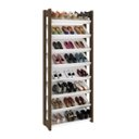 Ver imagem 1 de Sapateira Multiuso Modulada Closet 8 Prateleiras AZ1006 Branco Nogal Tecno Mobili
